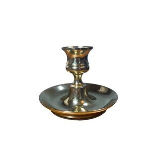 Vintage Baldwin brass Small candle holder 3" Height Made In USA